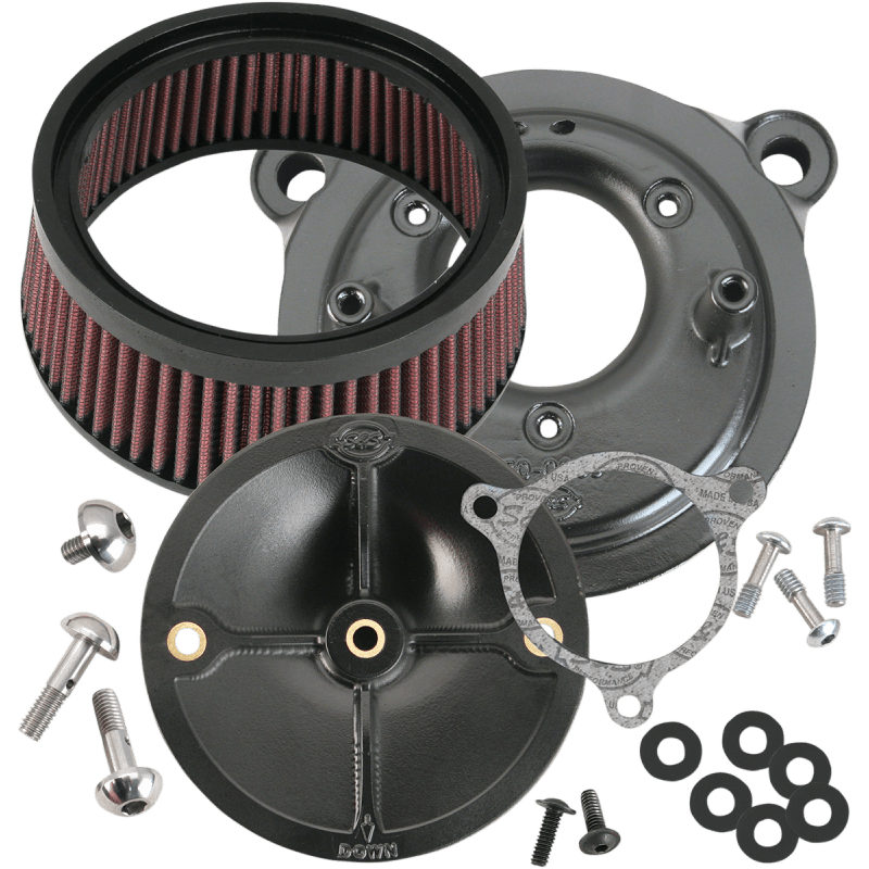 S&S CYCLE 08 - 16 FLHT STEALTH A/CLEANER KIT (170 - 0061) - DRIVEN Canada's Powersports 170 - 0061