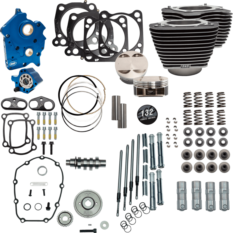 S&S CYCLE 132” W/HIGHLIGHT (OIL/GEAR/CHROME) - DRIVEN Canada's Powersports 310 - 1232