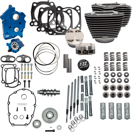 S&S CYCLE 132” W/HIGHLIGHT (OIL/GEAR/CHROME) - DRIVEN Canada's Powersports 310 - 1232
