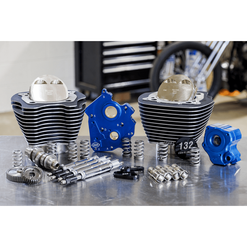 S&S CYCLE 132” W/HIGHLIGHT (OIL/GEAR/CHROME) - DRIVEN Canada's Powersports 310 - 1232