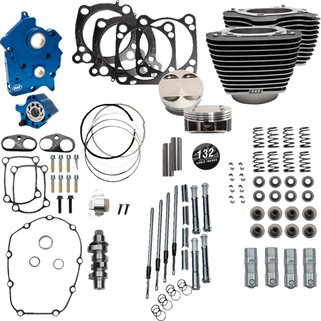 S&S CYCLE 132” W/HIGHLIGHT (WATER/CHAIN/CHORME) - DRIVEN Canada's Powersports 310 - 1229