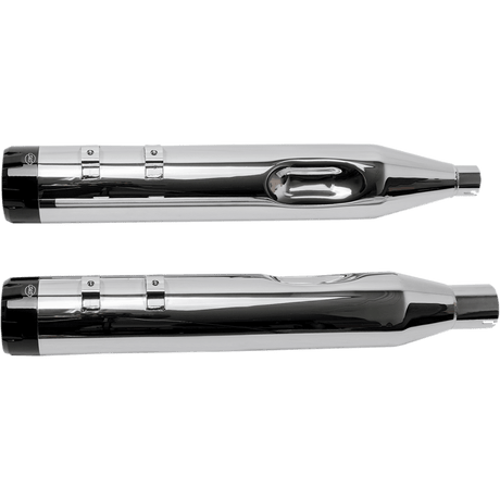 S&S CYCLE 17 - 19 4.5" MK45 FLHT CHR/BLK MUFF THRUST E CAP - DRIVEN Canada's Powersports 550 - 0664