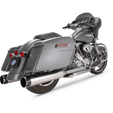 S&S CYCLE 17 - 19 4.5" MK45 FLHT CHR/BLK MUFF THRUST E CAP - DRIVEN Canada's Powersports 550 - 0664