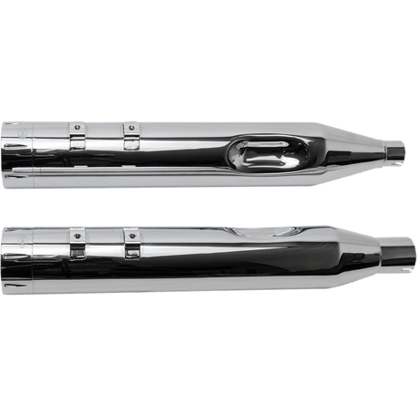 S&S CYCLE 17 - 19 4.5" MK45 FLHT MUFF W/TRACER E CAP - DRIVEN Canada's Powersports 550 - 0669