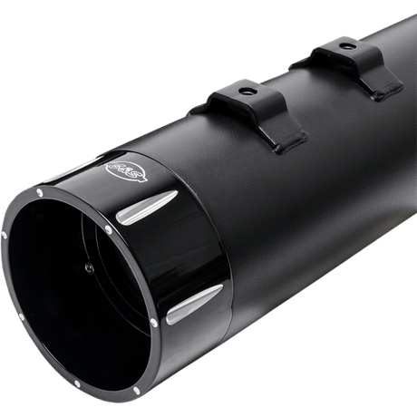S&S CYCLE 17 - 19 4.5" MK45 FLHT MUFF W/TRACER E CAP - DRIVEN Canada's Powersports 550 - 0670