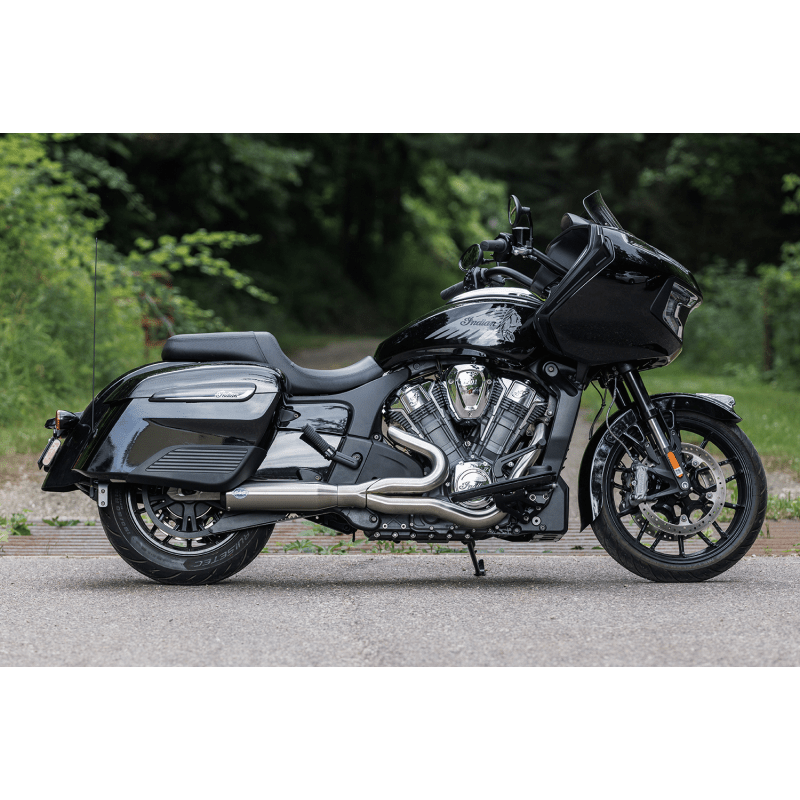 S&S CYCLE 2 - INTO - 1 QUALIFIER EXHAUST SYSTEM BRUSHED STAINLESS STEEL (550 - 1083) - DRIVEN Canada's Powersports 550 - 1083