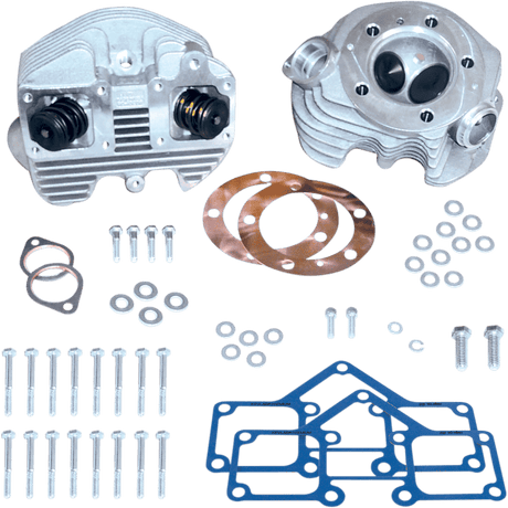 S&S CYCLE 66 - 78 B/T SINPLUG NAT 3.5" CYL HEADS PR - Driven Powersports Inc.90 - 1496