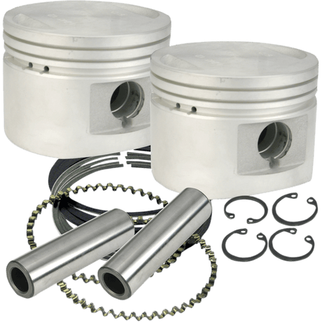 S&S CYCLE 84 - 99 EVO 80" .020 PISTON KIT 3.5" - Driven Powersports Inc.920 - 0027
