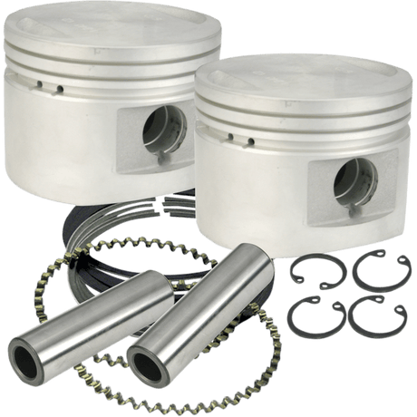 S&S CYCLE 84 - 99 EVO 80" STD PISTON KIT 3.5" - Driven Powersports Inc.920 - 0015
