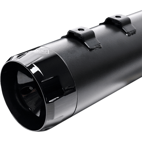 S&S CYCLE 95 - 16 FLHT MUFFLERS 4.5" BLK/B.THRST - Driven Powersports Inc.550 - 0621