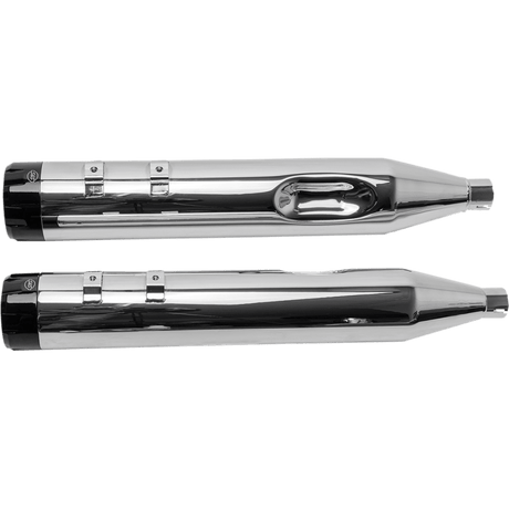 S&S CYCLE 95 - 16 FLHT MUFFLERS 4.5" CHR/B.THRST - Driven Powersports Inc.550 - 0619