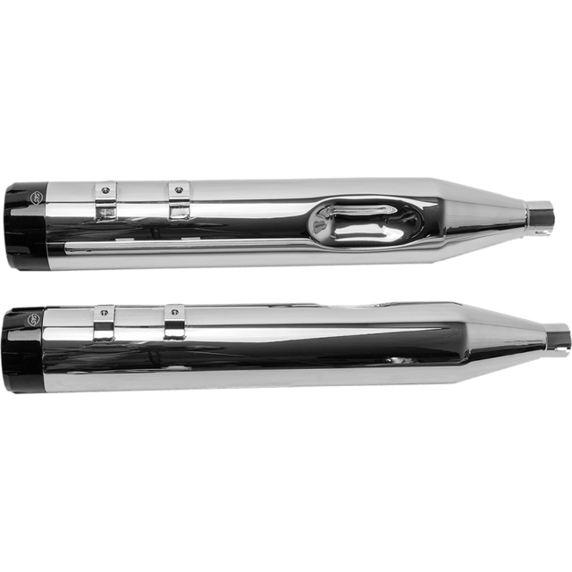 S&S CYCLE 95 - 16 FLHT MUFFLERS 4.5" CHR/B.THRST - Driven Powersports Inc.550 - 0619