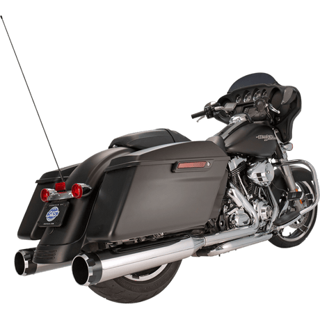 S&S CYCLE 95 - 16 FLHT MUFFLERS 4.5" CHR/B.THRST - Driven Powersports Inc.550 - 0619