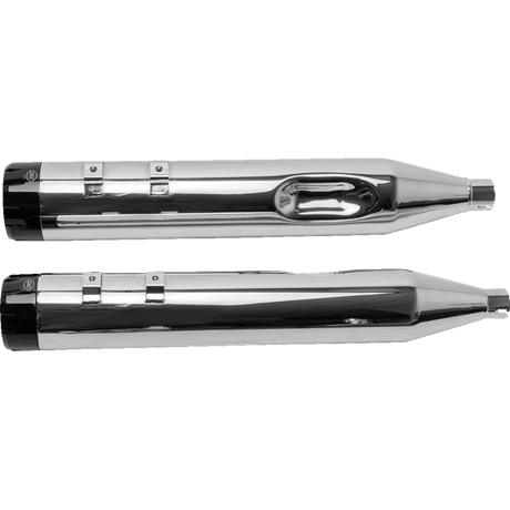 S&S CYCLE 95 - 16 FLHT MUFFLERS 4.5" CHR/B.THRST - Driven Powersports Inc.550 - 0619