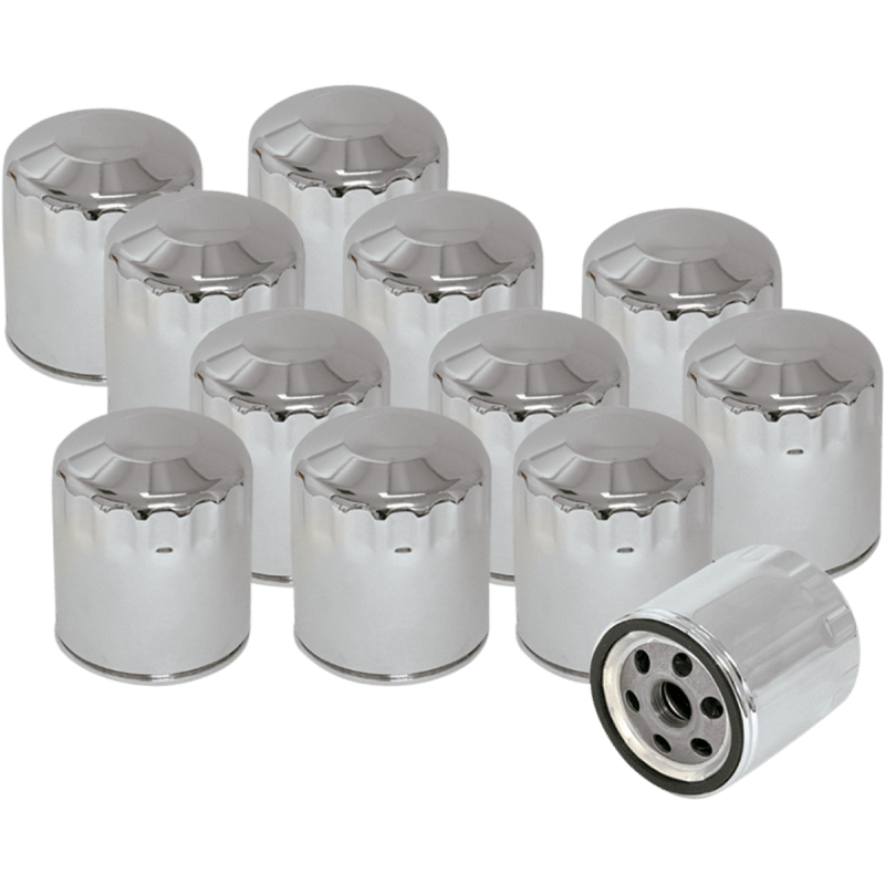 S&S CYCLE (CS/12) FILTER, OIL, SB, SH V - SERIES, CHROME, 12 - DRIVEN Canada's Powersports 310 - 0240