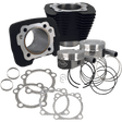 S&S CYCLE CYL KIT, 3 - 9/16" BORE, 4.650", FD, 920 - 0070, WBLACK, 86 - UP X (910 - 0691) - DRIVEN Canada's Powersports 910 - 0691