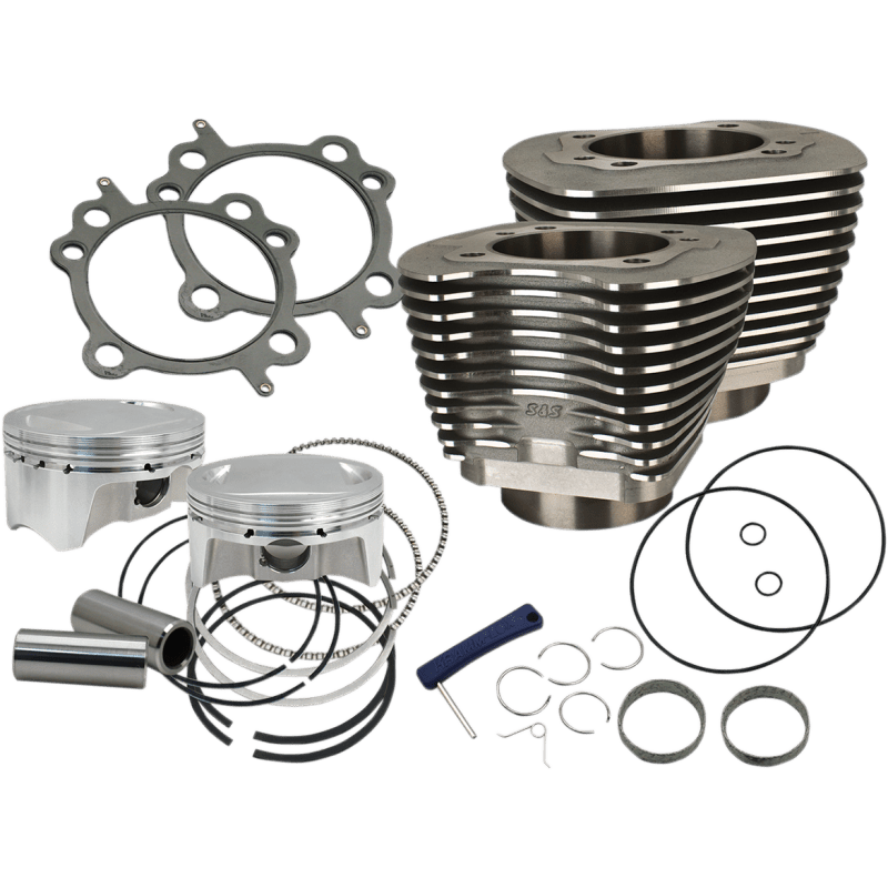 S&S CYCLE CYL KIT,4" BORE,4" STROKE,100",WBLK,99 - 06 BT (910 - 0646) - DRIVEN Canada's Powersports 910 - 0646