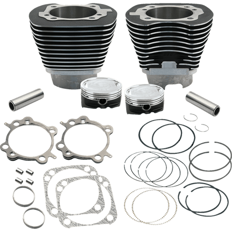 S&S CYCLE CYLINDER KIT 4 - 1/8" BORE STOCK BOLT PATTERN (910 - 0223) - DRIVEN Canada's Powersports 910 - 0223