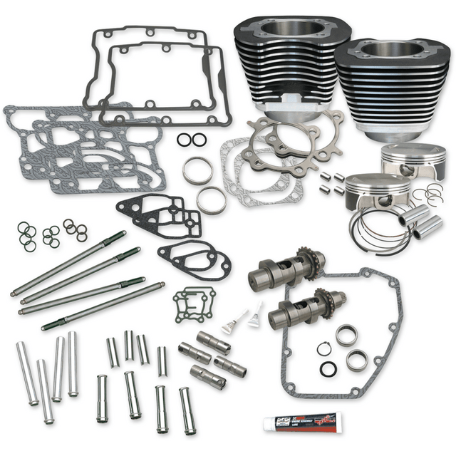 S&S CYCLE HOT SET UP KIT, BIG BORE, 106", W/O HEADS,W/CYLINDERS PISTO (900 - 0354) - DRIVEN Canada's Powersports 900 - 0354