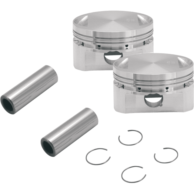 S&S CYCLE PISTON KIT 89" 3.5"+020 F/4 - 5/8 STROK - Driven Powersports Inc.106 - 5556