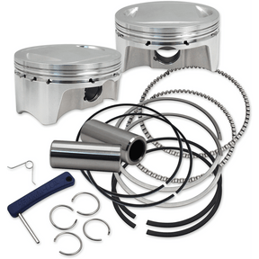 S&S CYCLE PISTON, SET, 3.937" X 4 - 3/8", STANDARD, 107", CP PISTONS - Driven Powersports Inc.920 - 0100