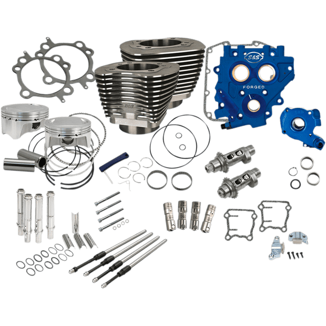 S&S CYCLE POWR PK, 4"BORE, BLK, 585CE, 07 - 17 EXC 17 TOURING - Driven Powersports Inc.330 - 0668