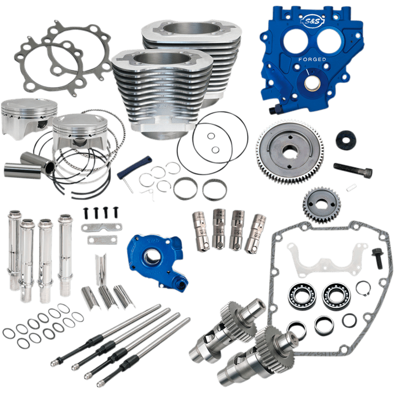 S&S CYCLE POWR PK, 4"BORE, BLK, 585CE, 99 - 06 EXC 06 DYNA (330 - 0663) - Driven Powersports Inc.330 - 0663