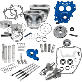 S&S CYCLE POWR PK, 4"BORE, BLK, 585CE, 99 - 06 EXC 06 DYNA (330 - 0663) - Driven Powersports Inc.330 - 0663
