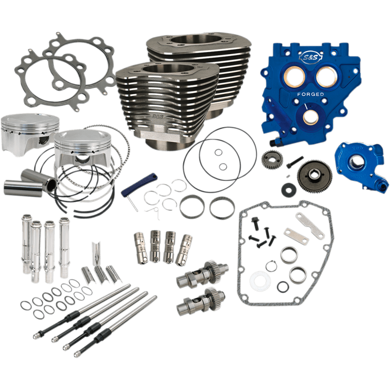 S&S Cycle Powr PK, 4"BORE, Blk, 585GE, 07 - 17 EXC 17 Touring - DRIVEN Canada's Powersports 330-0669