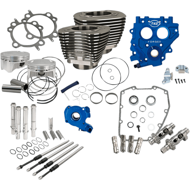 S&S Cycle Powr PK, 4"BORE, Blk, 585GE, 99 - 06 EXC 06 Dyna - DRIVEN Canada's Powersports 330-0664