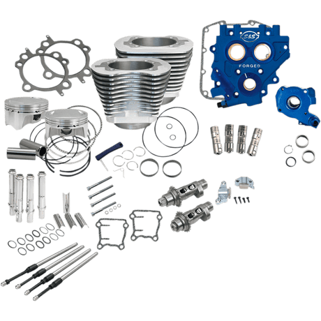 S&S Cycle Powr PK, 4"BORE, Silv, 585CE, 07 - 17 EXC 17 Touring - DRIVEN Canada's Powersports 330-0666