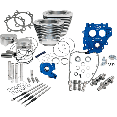 S&S Cycle Powr PK, 4"BORE, Silv, 585CE, 99 - 06 EXC 06 Dyna - DRIVEN Canada's Powersports 330-0662