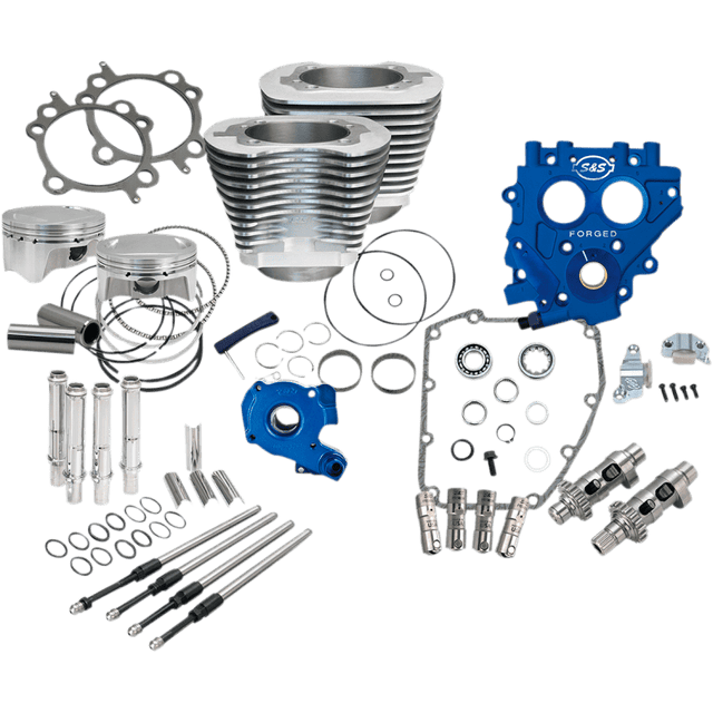 S&S Cycle Powr PK, 4"BORE, Silv, 585CE, 99 - 06 EXC 06 Dyna - DRIVEN Canada's Powersports 330-0662