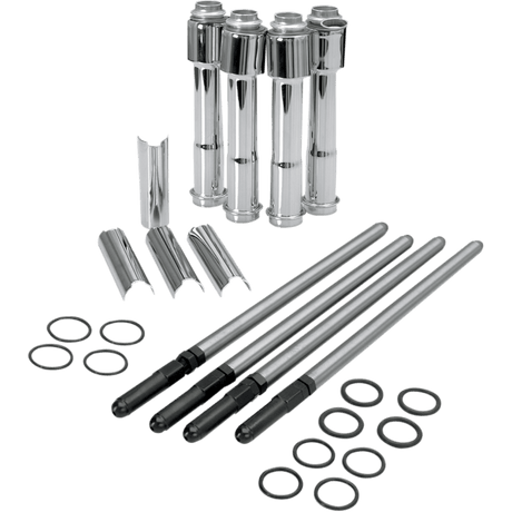 S&S CYCLE PUSHRODS ADJ W/TUBE 04 - 19 - Driven Powersports Inc.930 - 0024