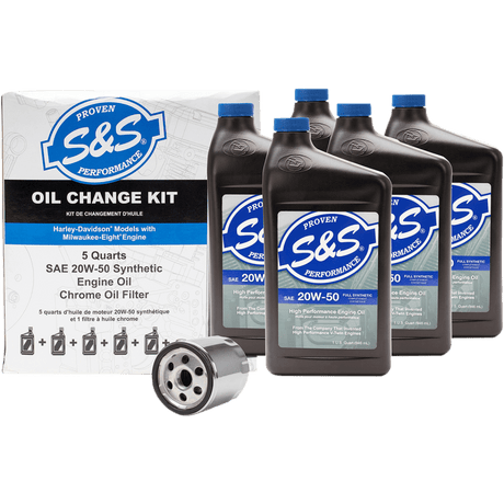 S&S CYCLE S&S OIL CHANGE KIT M8 - Driven Powersports Inc.3601 - 04923601 - 0492