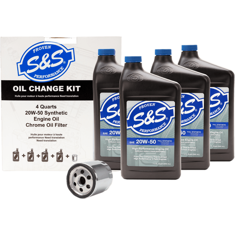 S&S CYCLE S&S OIL CHANGE KIT TWIN - Driven Powersports Inc.3601 - 0413153969