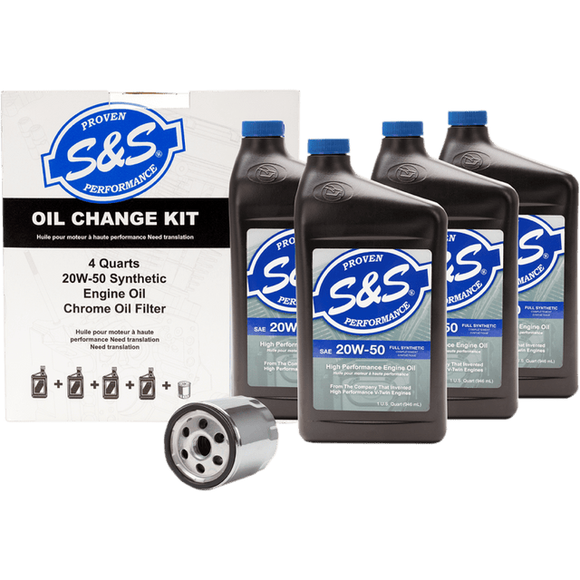 S&S CYCLE S&S OIL CHANGE KIT TWIN - Driven Powersports Inc.3601 - 0413153969