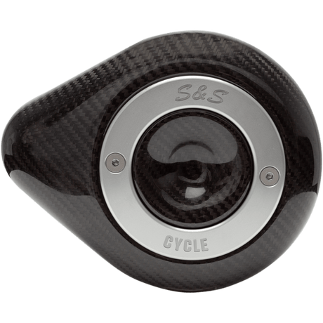 S&S CYCLE S&S TEAR DROP AIR CLEANER CARBON FIBER COVER - Driven Powersports Inc.170 - 0501