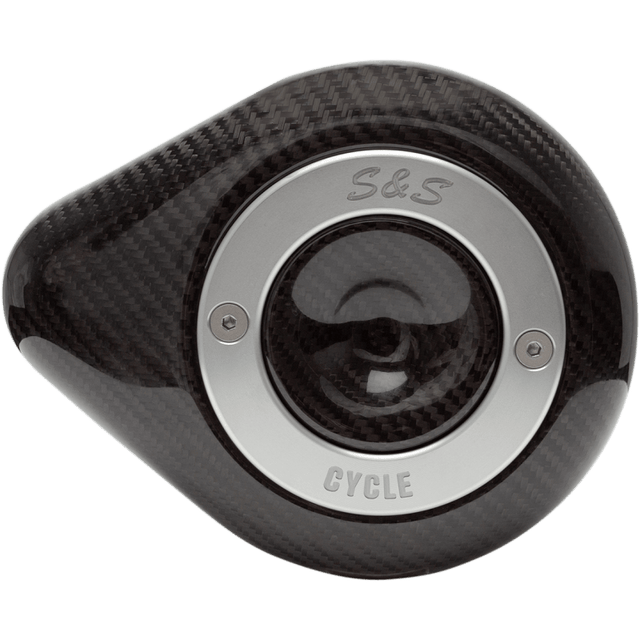 S&S CYCLE S&S TEAR DROP AIR CLEANER CARBON FIBER COVER - Driven Powersports Inc.170 - 0501