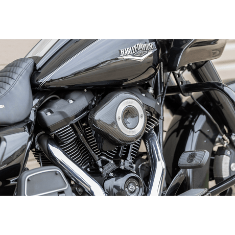 S&S CYCLE S&S TEAR DROP AIR CLEANER CARBON FIBER COVER - Driven Powersports Inc.170 - 0501