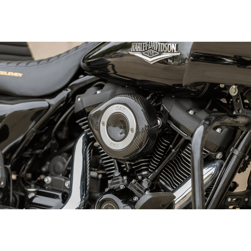 S&S CYCLE S&S TEAR DROP AIR CLEANER CARBON FIBER COVER - Driven Powersports Inc.170 - 0501