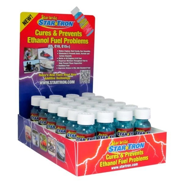 Star brite Display Of 24 Bottles Star Tron Fuel Treatment - DRIVEN Canada's Powersports 07124714316414324C