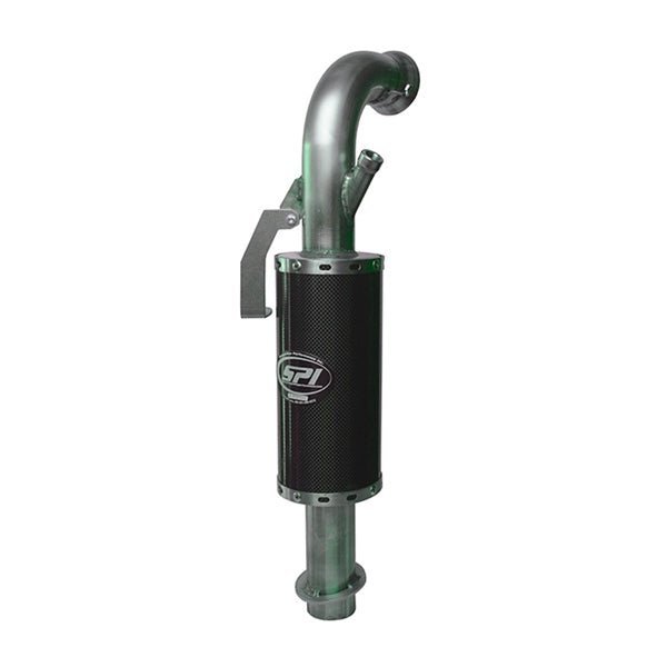 STRAIGHTLINE PERFORMANCE CARBON FIBER LIGHTWEIGHT MUFFLER FULL STAINLESS (134 - 202) - Driven Powersports Inc.810080588332134 - 202