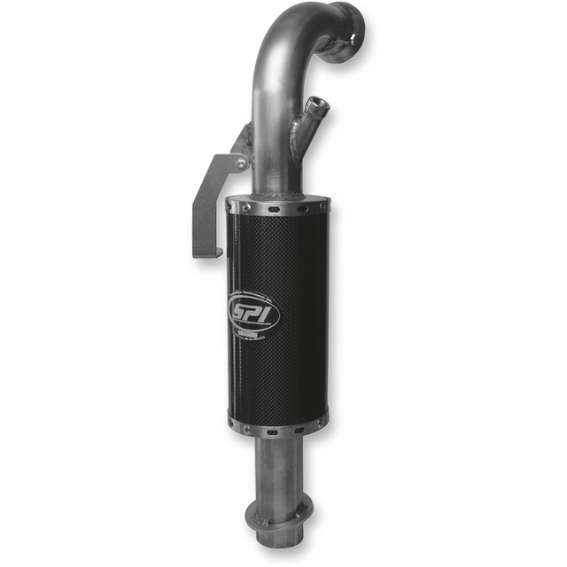 STRAIGHTLINE PERFORMANCE 17 - REV GEN 4 L/W CARBON FIBRE MUFFLER FULL STAINLESS - Driven Powersports Inc.134 - 176