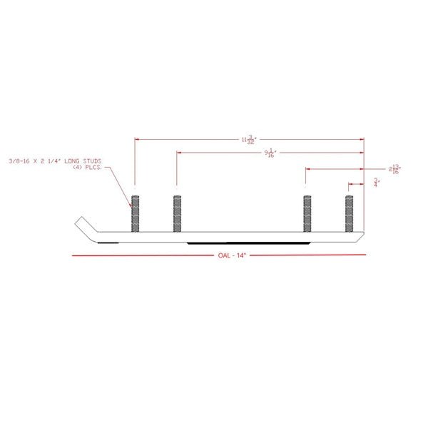 STUD BOY "ROUND 6.0"" USI PX 4 STUD (PR)" - DRIVEN Canada's Powersports USI - R2214 - 60
