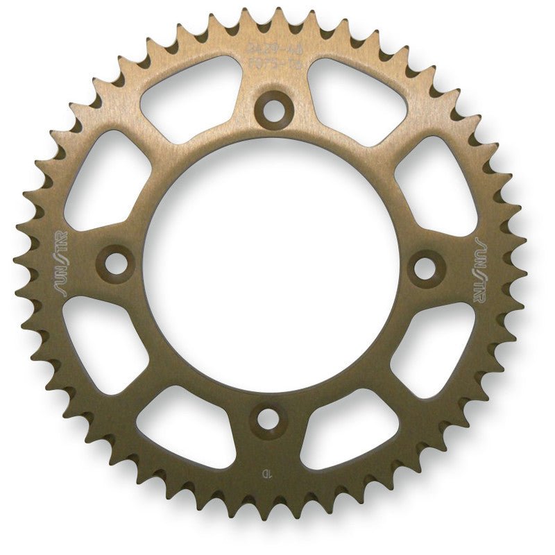 SUNSTAR SPROCKETS ALUMINUM REAR SPROCKET (5 - 242948) - DRIVEN Canada's Powersports 8400191037185 - 242948