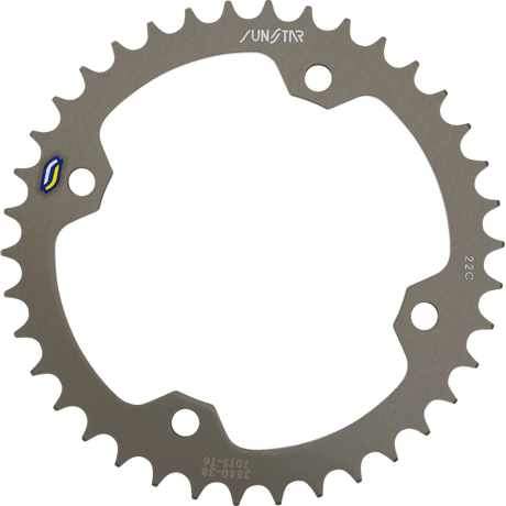 SUNSTAR SPROCKETS ALUMINUM REAR SPROCKET (5 - 354038) - Driven Powersports Inc.8400191042345 - 354038