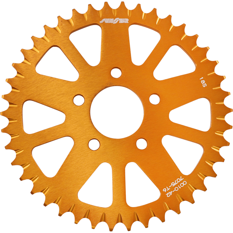 SUNSTAR SPROCKETS ALUMINUM REAR SPROCKET - DRIVEN Canada's Powersports 8400191103895 - 001042OR
