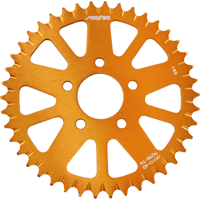 SUNSTAR SPROCKETS ALUMINUM REAR SPROCKET - DRIVEN Canada's Powersports 8400191103895 - 001042OR