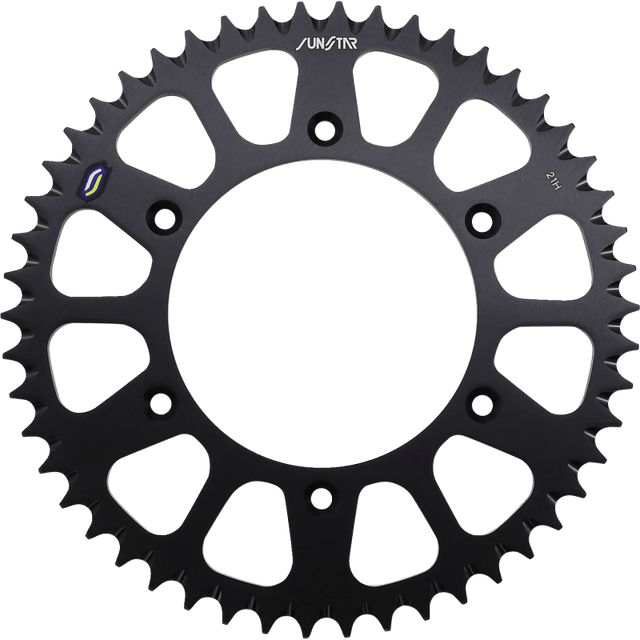 SUNSTAR SPROCKETS ALUMINUM REAR SPROCKET - DRIVEN Canada's Powersports 8400191043645 - 354750BK